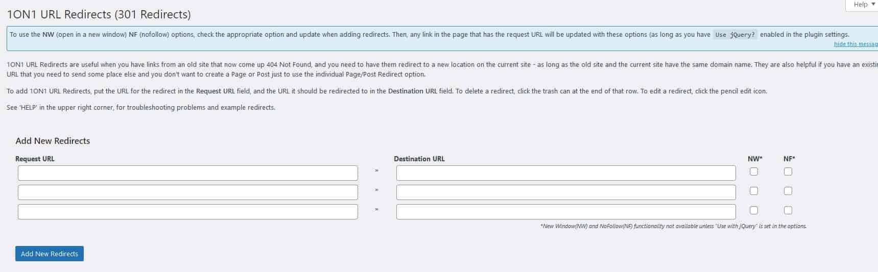 wordpress 301 redirects wordpress 301 redirects