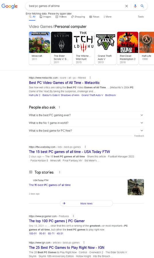 best PC games 2021 best PC games 2021