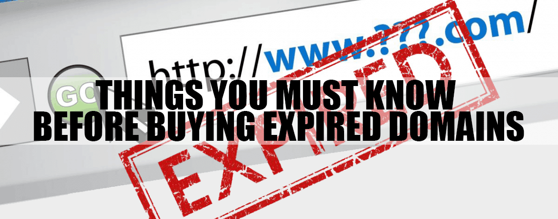 Things You Must Know Before Buying Expired Domains Things You Must Know Before Buying Expired Domains