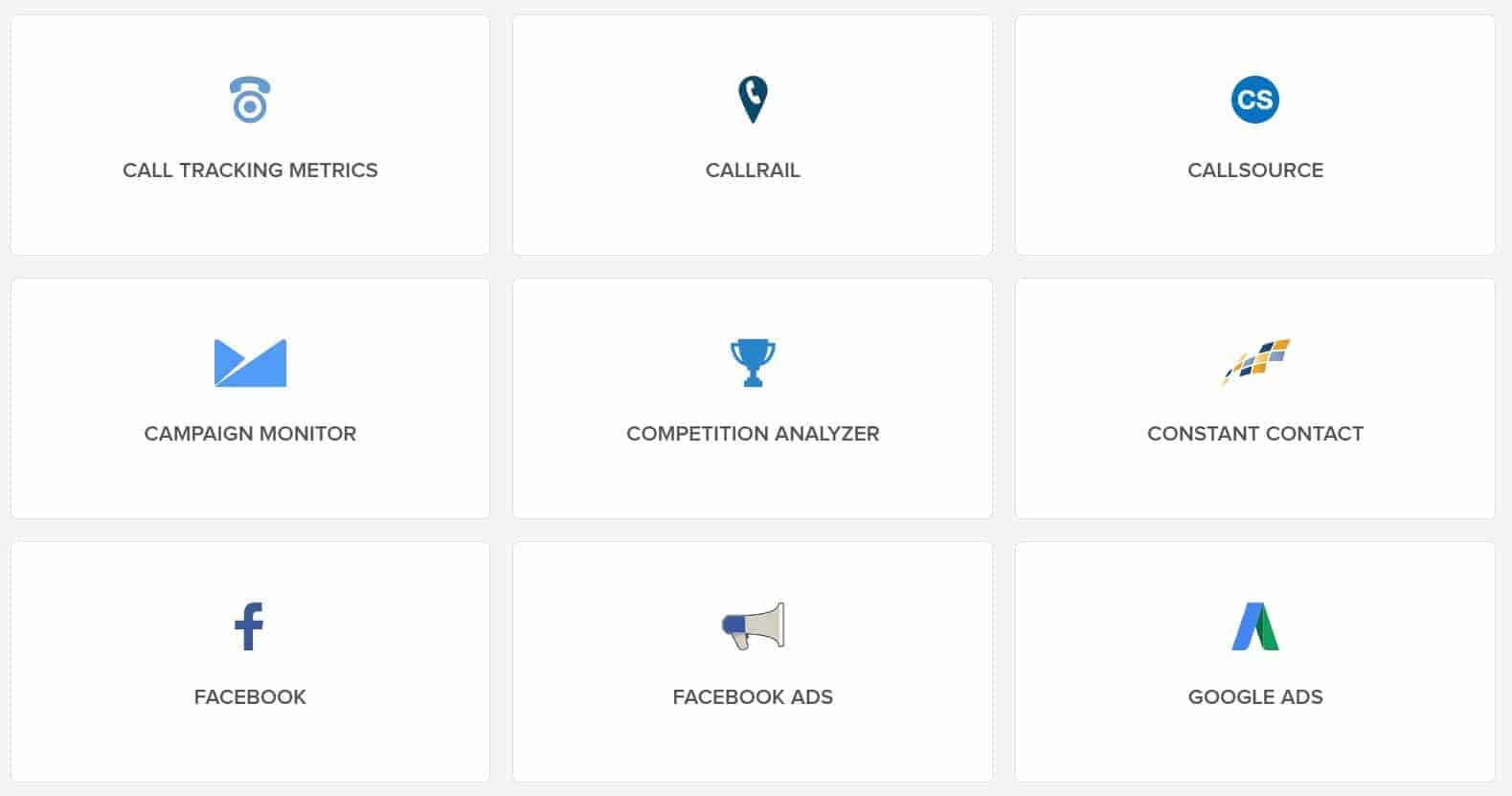Multiple Integrations Available